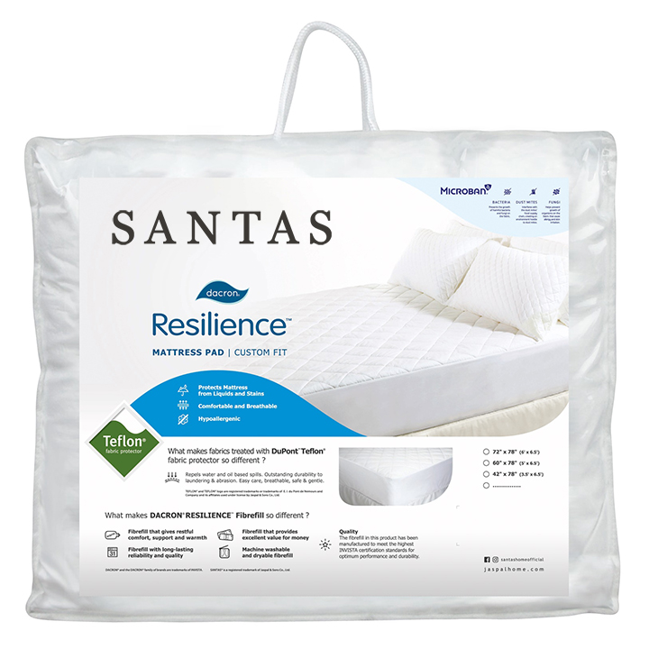 Dacron Resilience Mattress Pad-Custom Fit