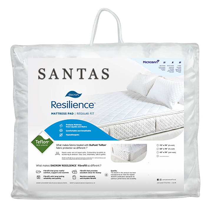 Dacron Resilience Mattress Pad-Regular Fit