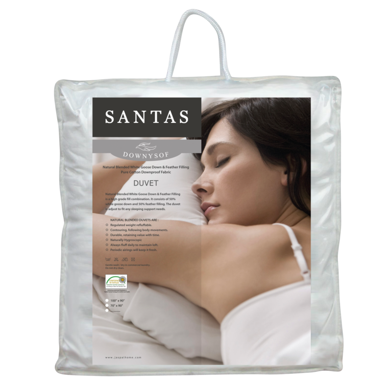 Natural Blended White Goose Down & Feather Duvet
