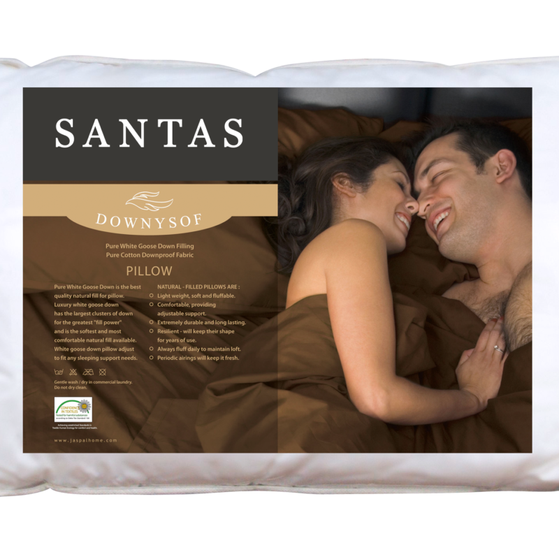 Pure White Goose Down Pillow