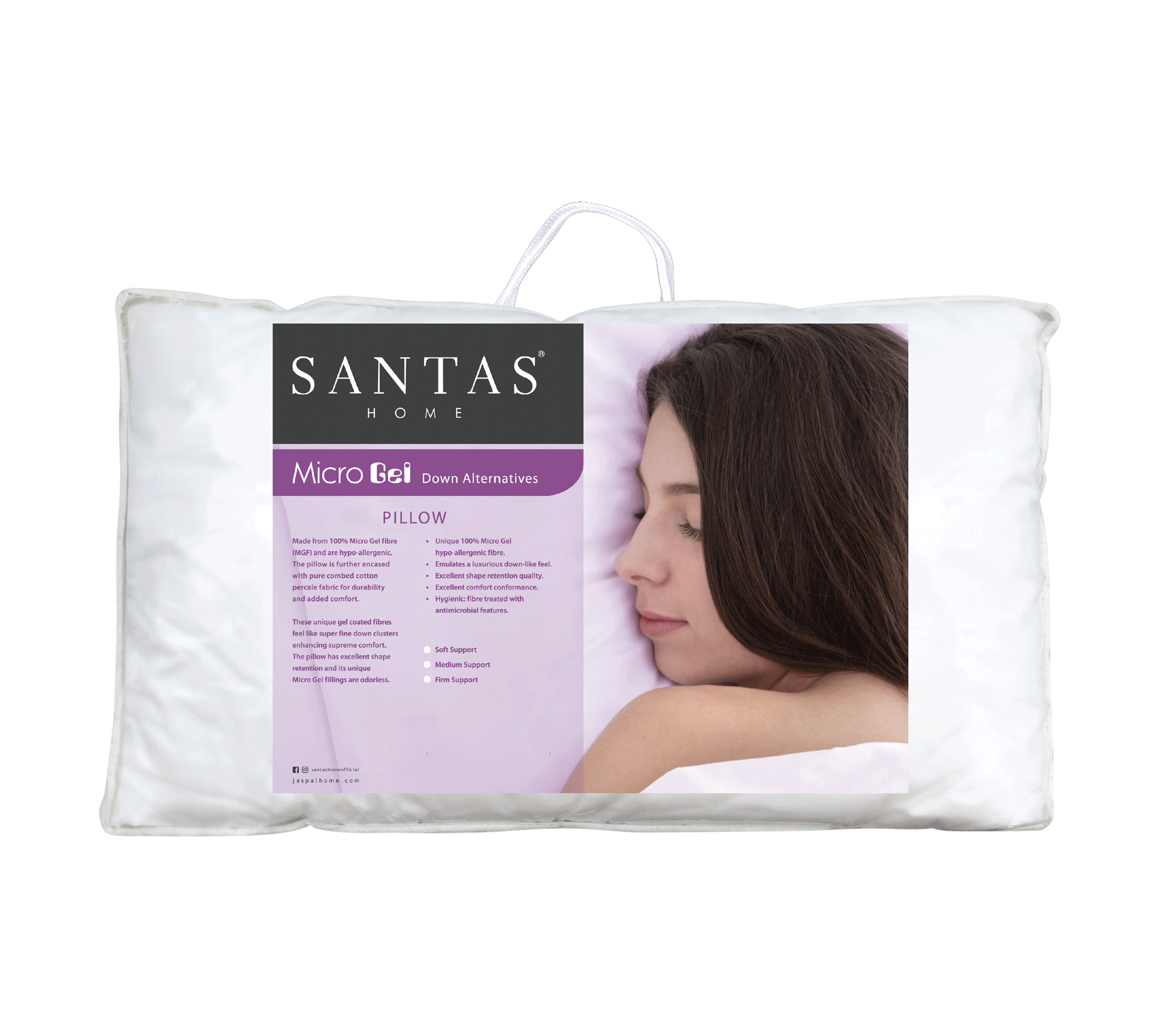 Micro Gel Pillow SANTAS